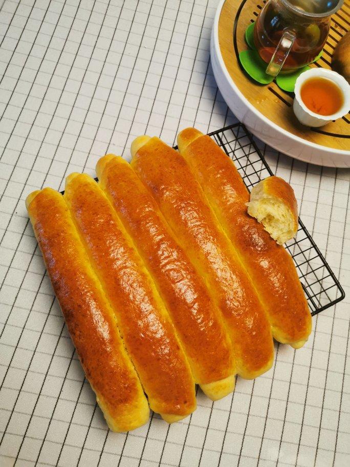 超松软的奶酪排包(附面团整形视频)8寸烤盘