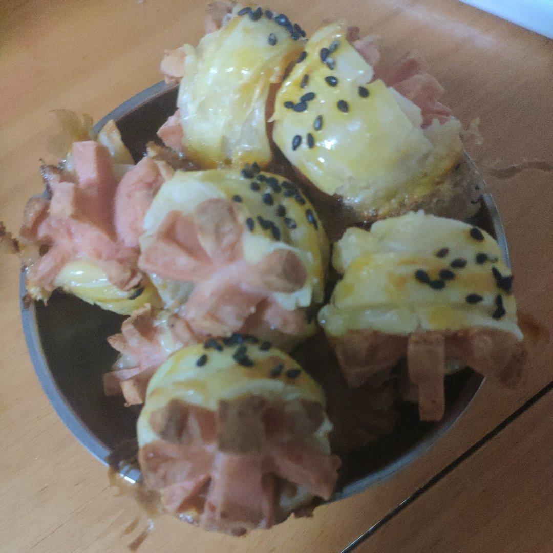 手抓饼热狗
