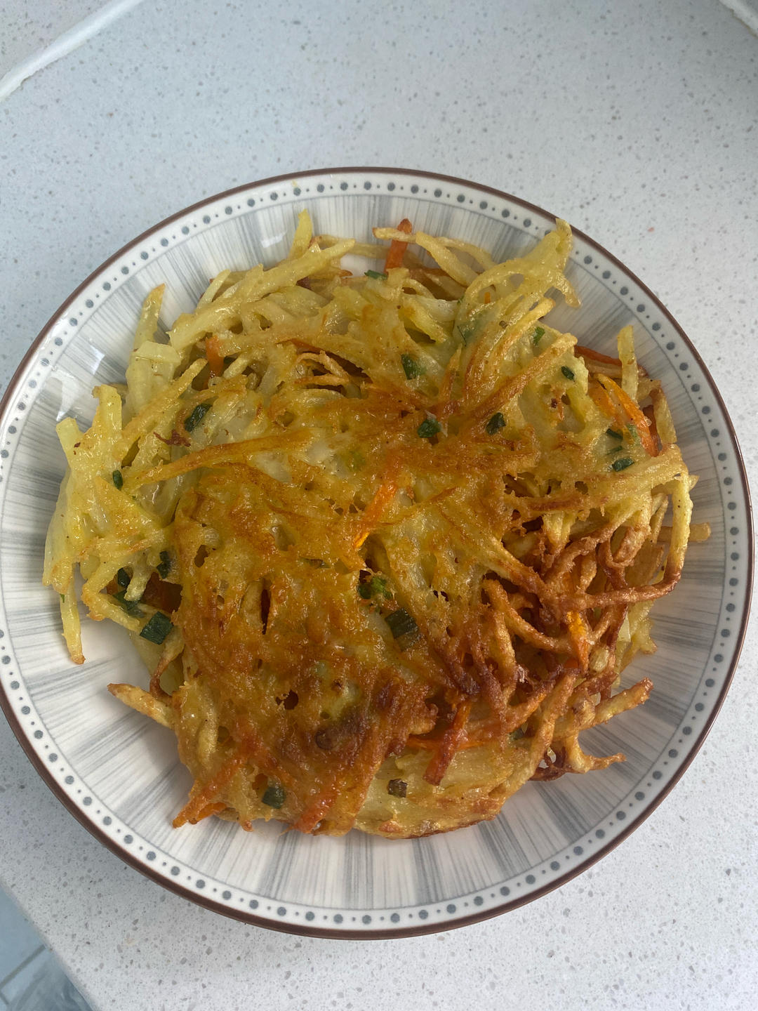 土豆饼(土豆胡萝卜丝饼)