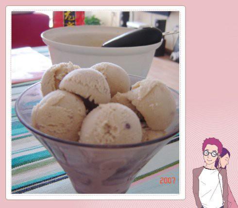 自制蓝莓冰淇淋