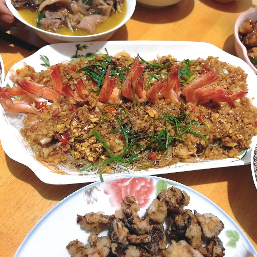 蒜蓉粉丝开背虾