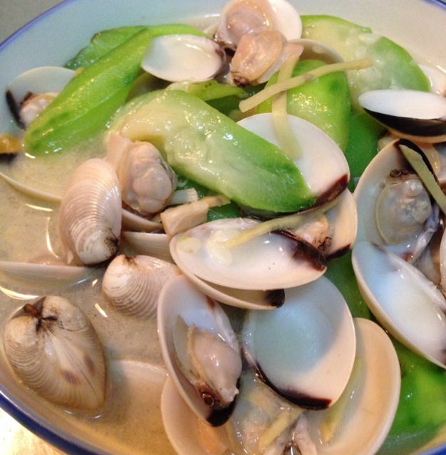 原野清风wl做的丝瓜白贝汤