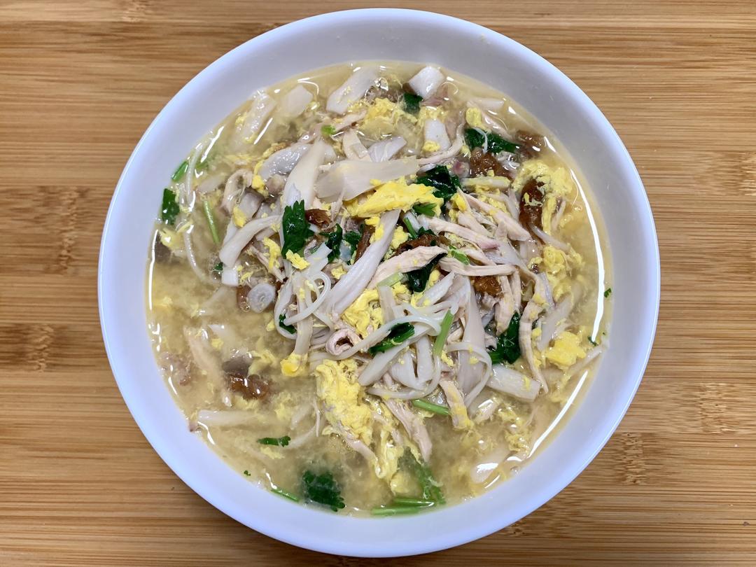 鸡丝三鲜打卤面