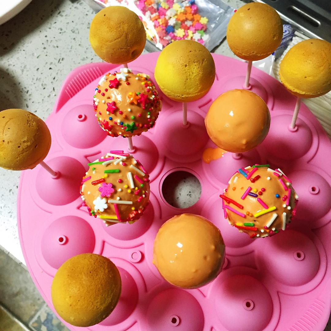 轻松满模的无添加棒棒糖蛋糕胚