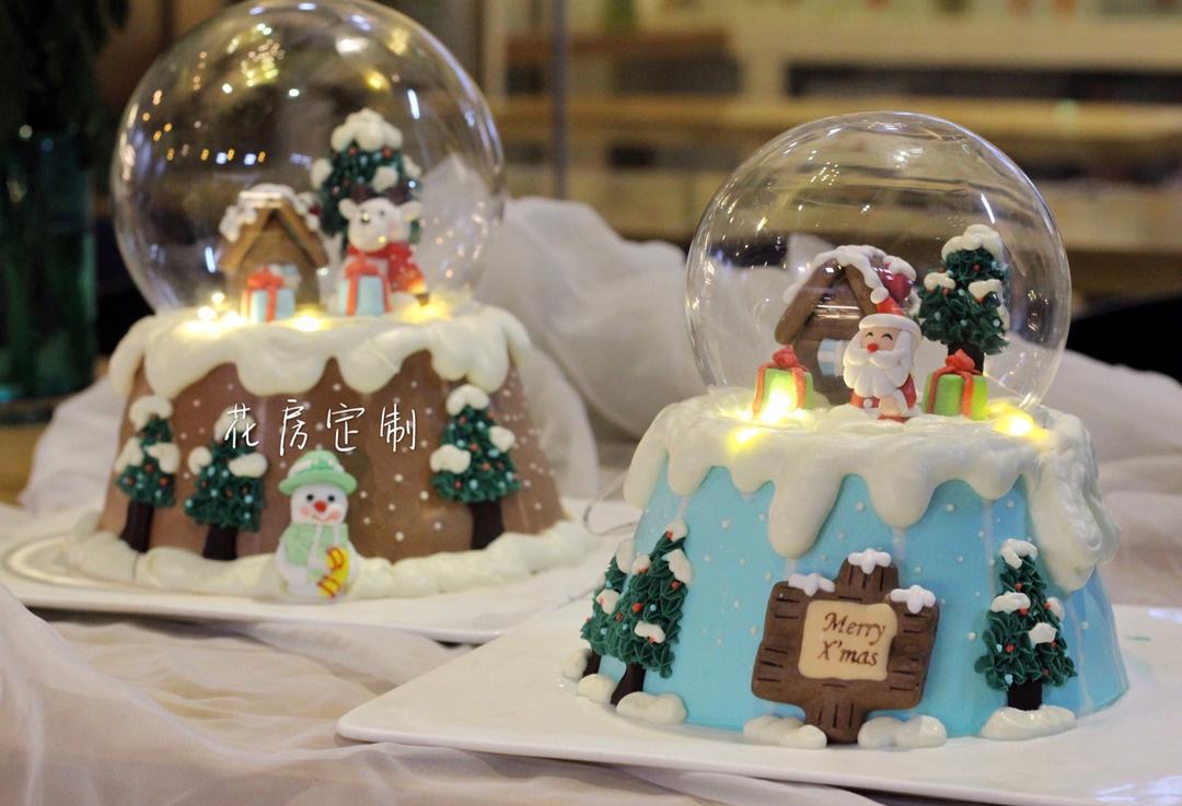 圣诞呆萌裸蛋糕