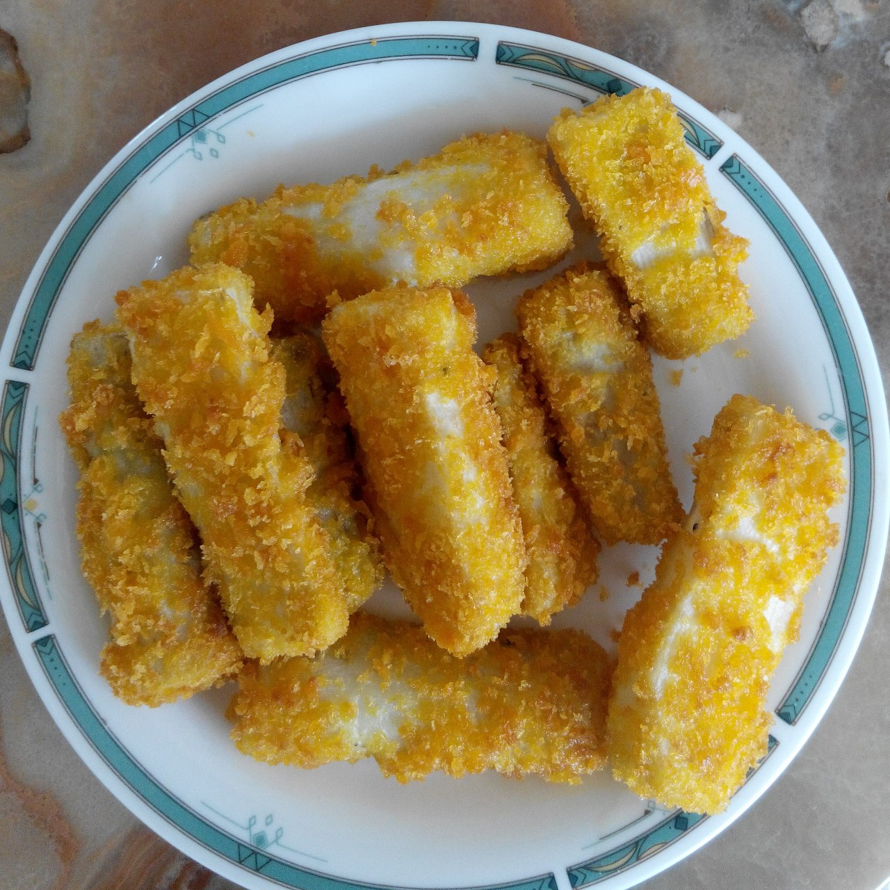 春雨沙沙做的酥炸山药