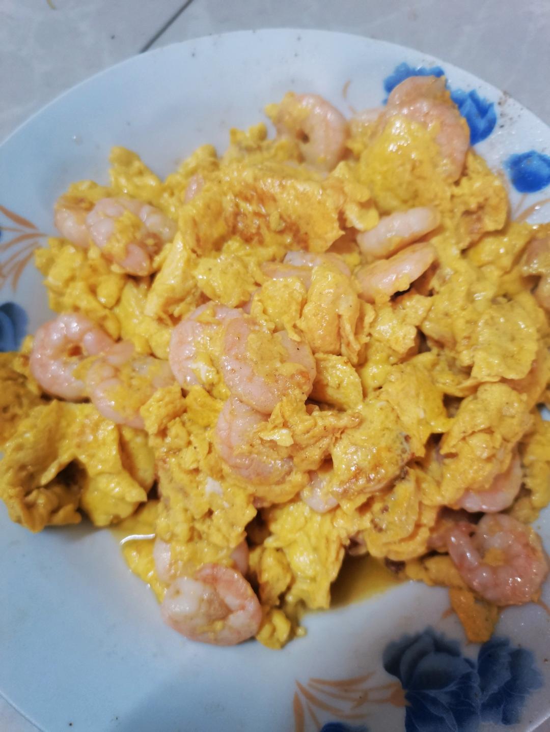 虾仁滑蛋