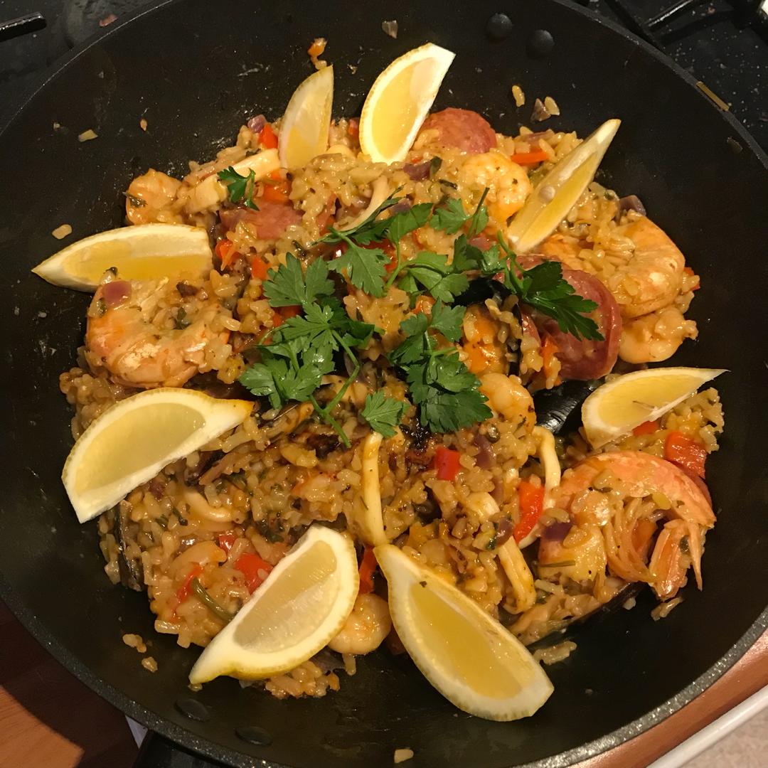 【曼食慢语】Seafood Paella 西班牙海鲜饭