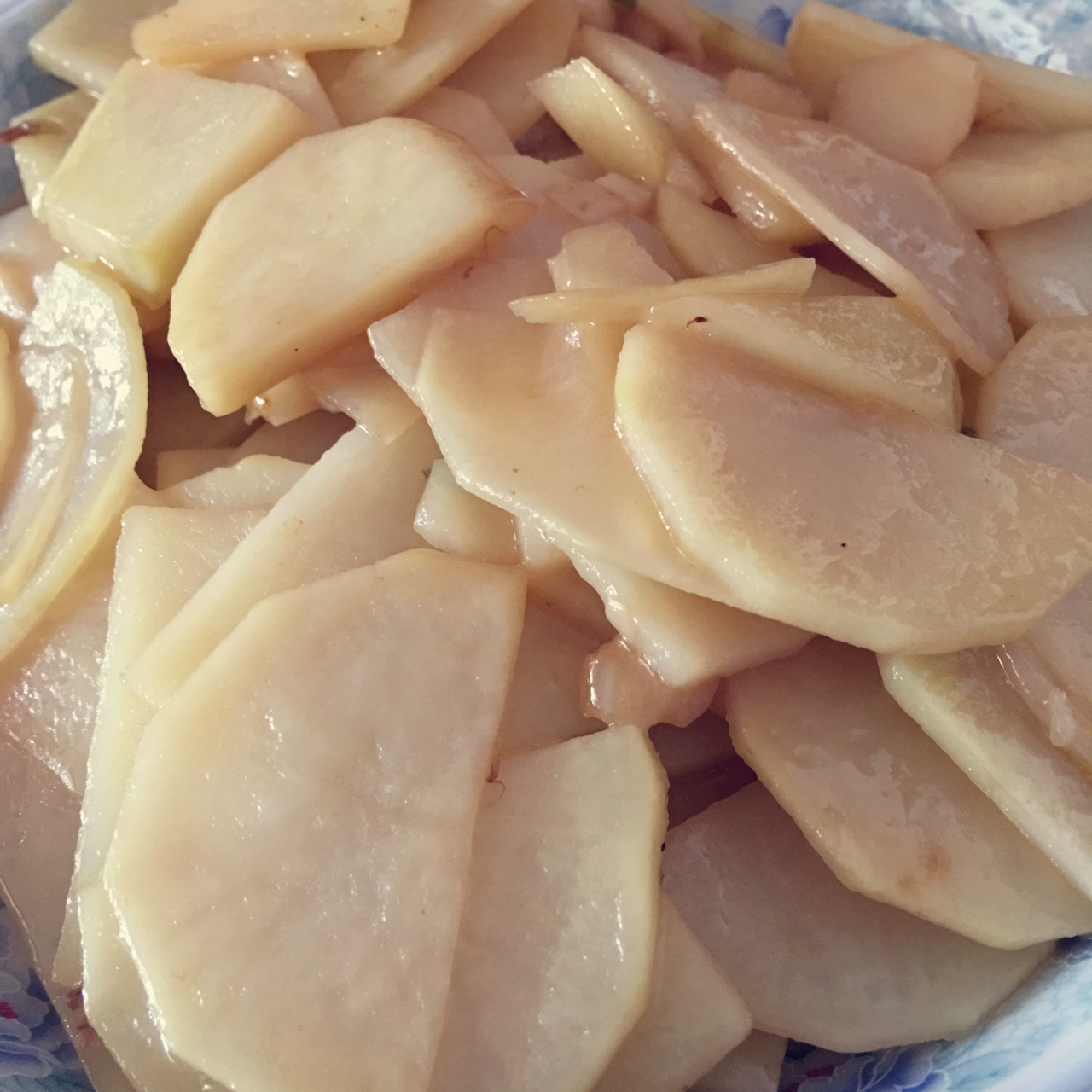 朴素的土豆片