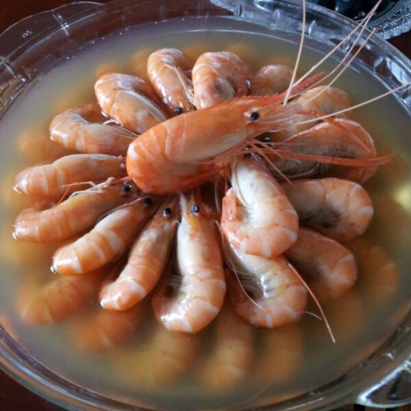 鱼的泡泡做的家常盐水虾