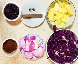 一人食/减脂餐/学做Rick Stein的煎羊排配五香紫甘蓝的做法 步骤1
