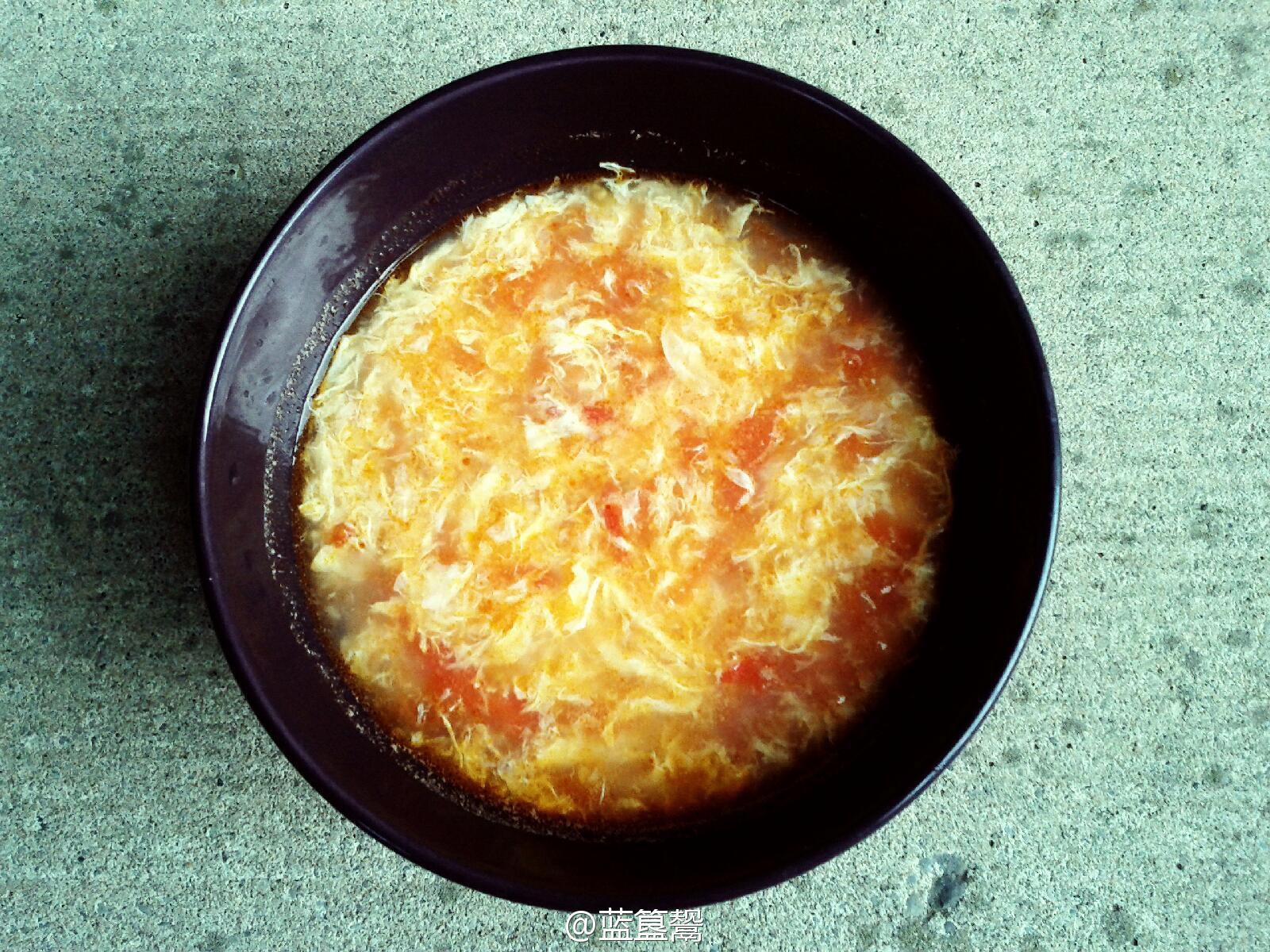 如何做出漂亮的西红柿蛋花汤的做法