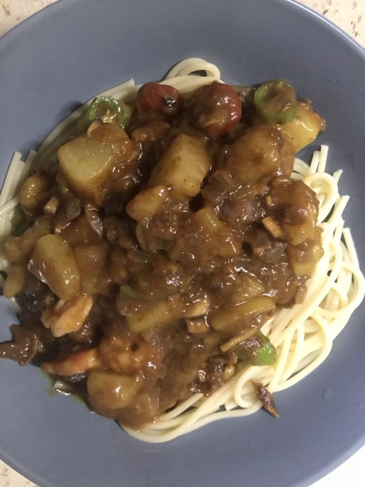 咖喱意大利面