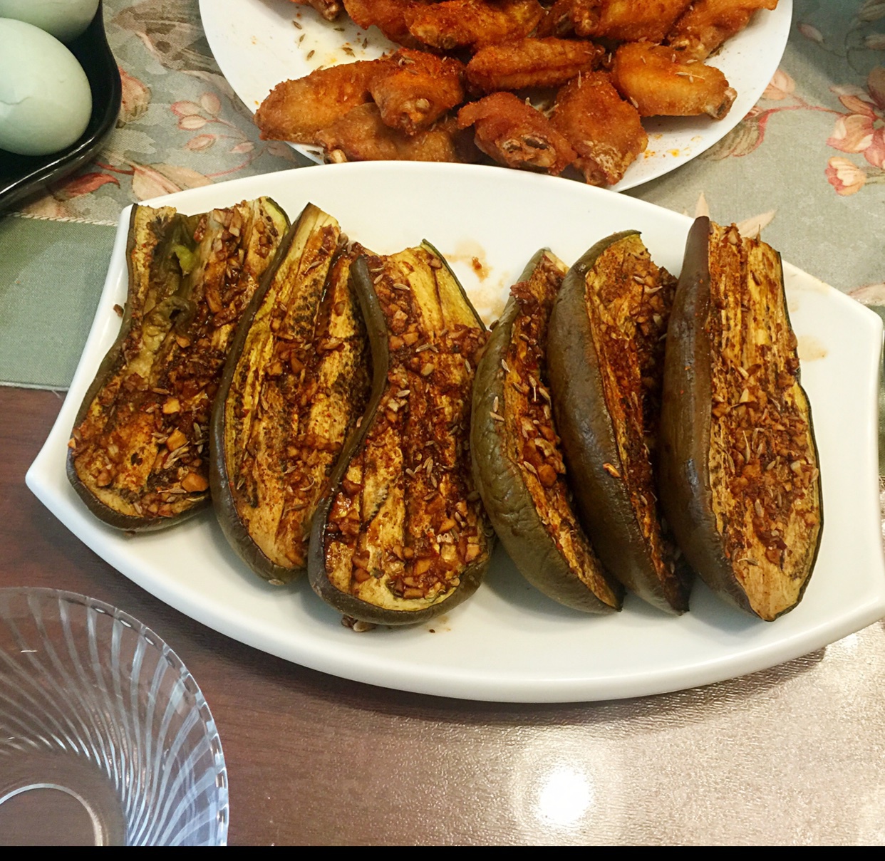 蒜味烤茄
