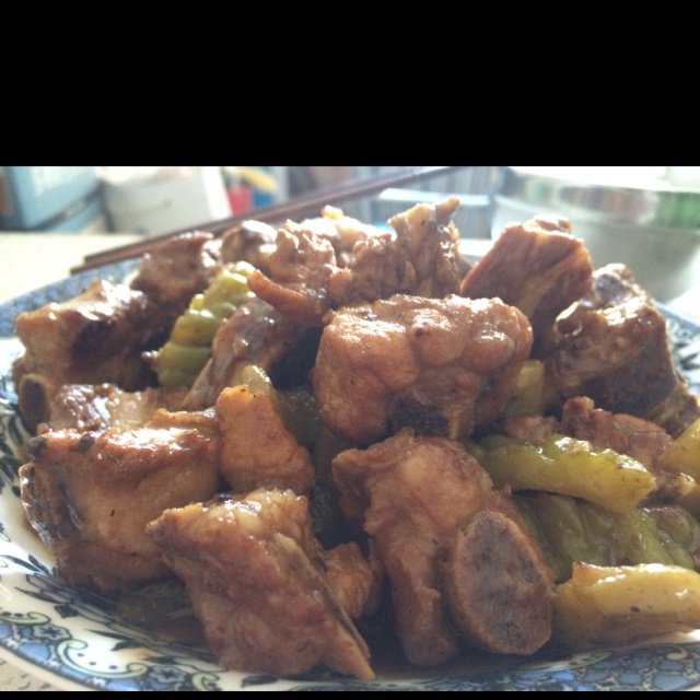 苦瓜焖排骨