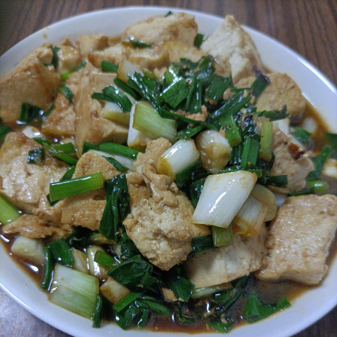 超简单葱爆豆腐