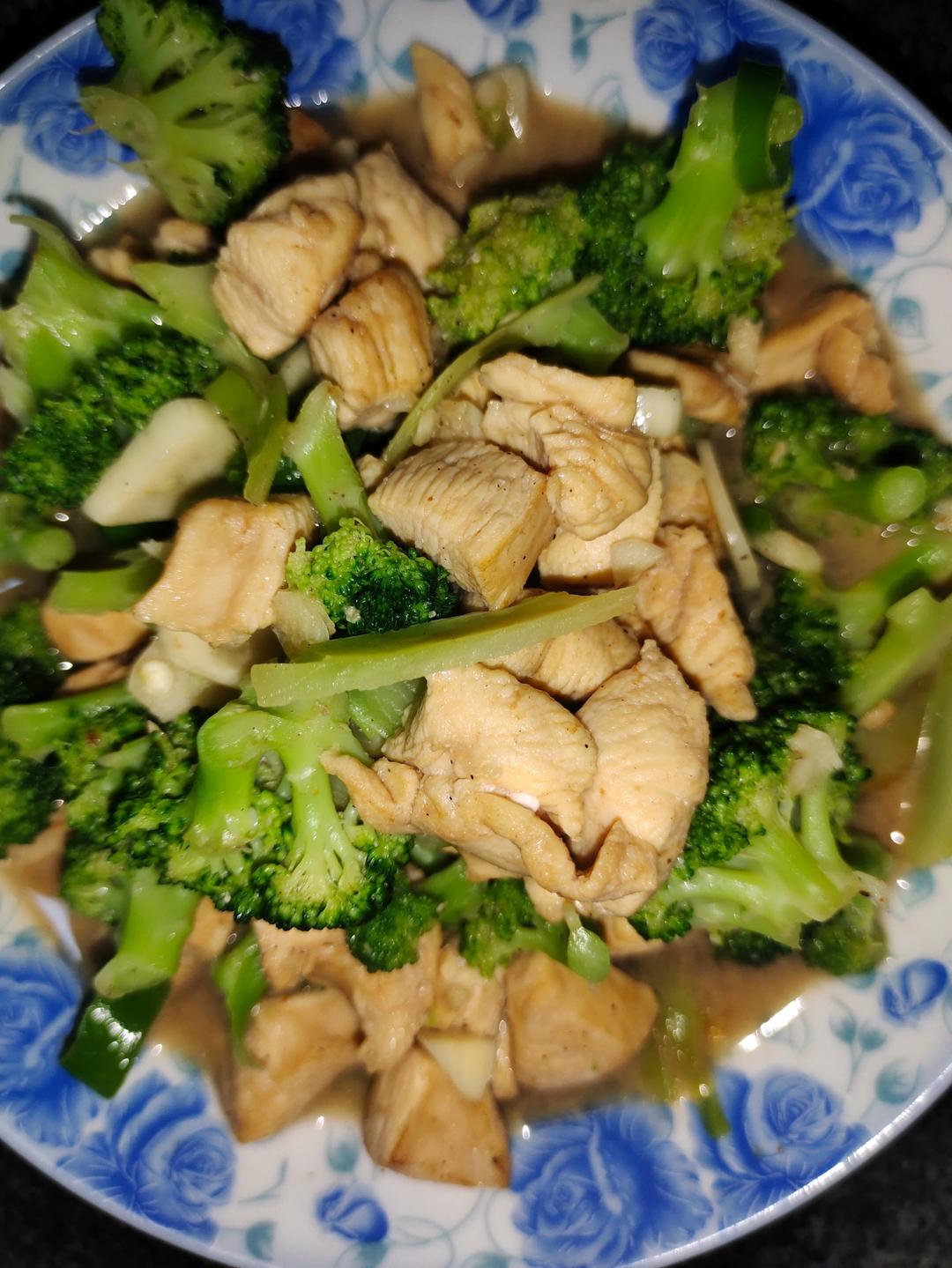 西蓝花炒鸡胸肉