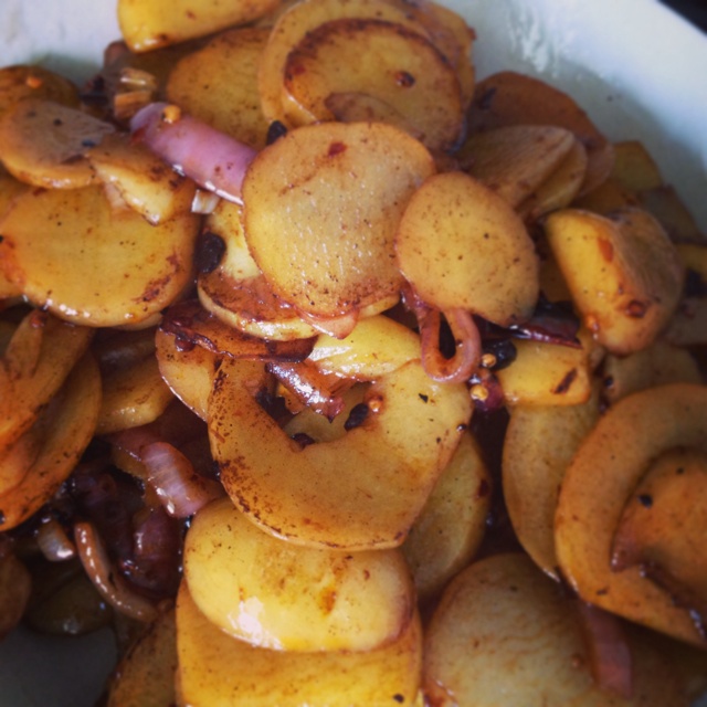 孜然洋葱土豆片