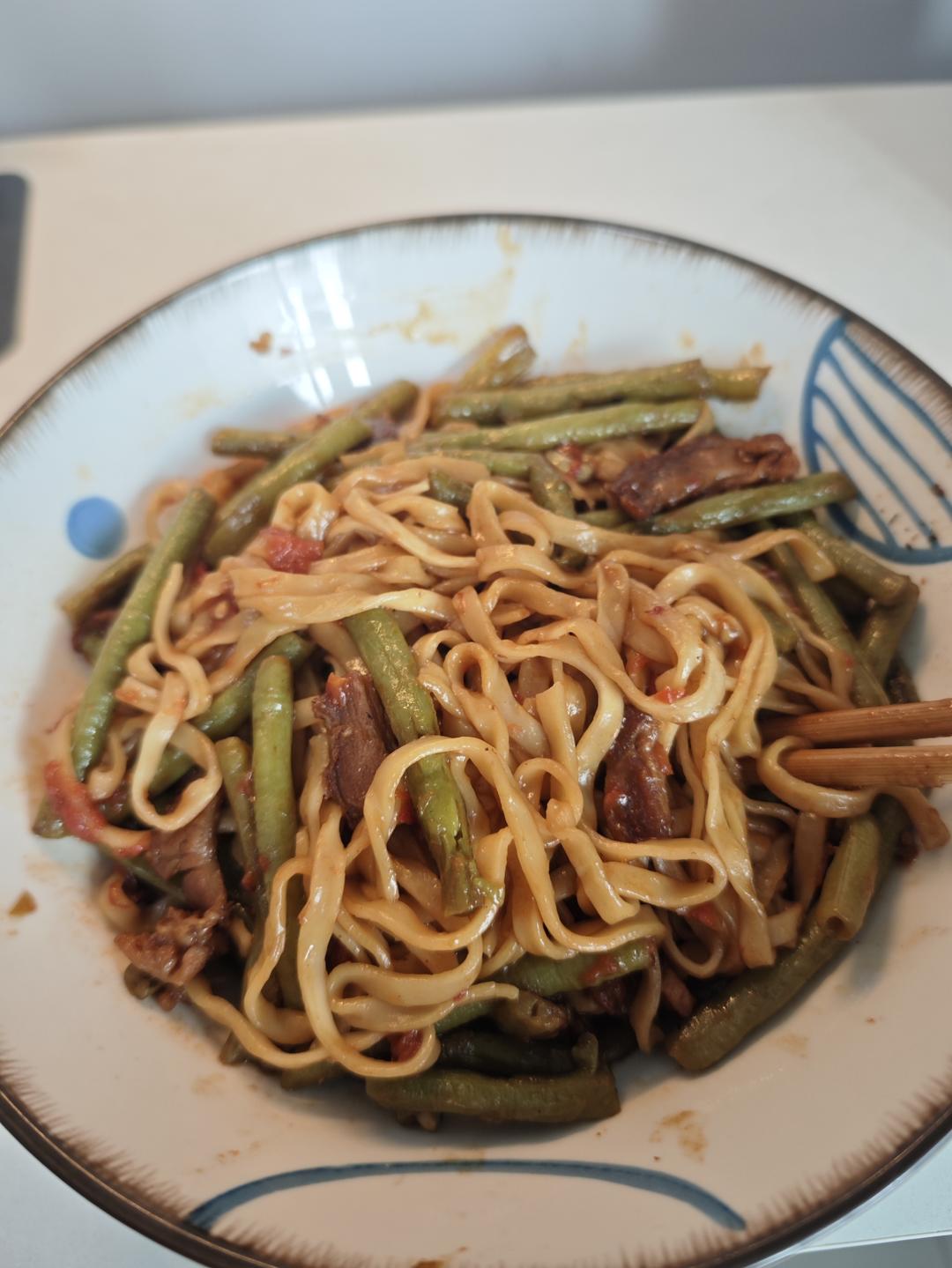 豆角焖面