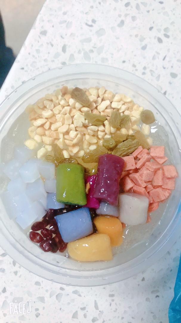 超级简单的彩色芋圆