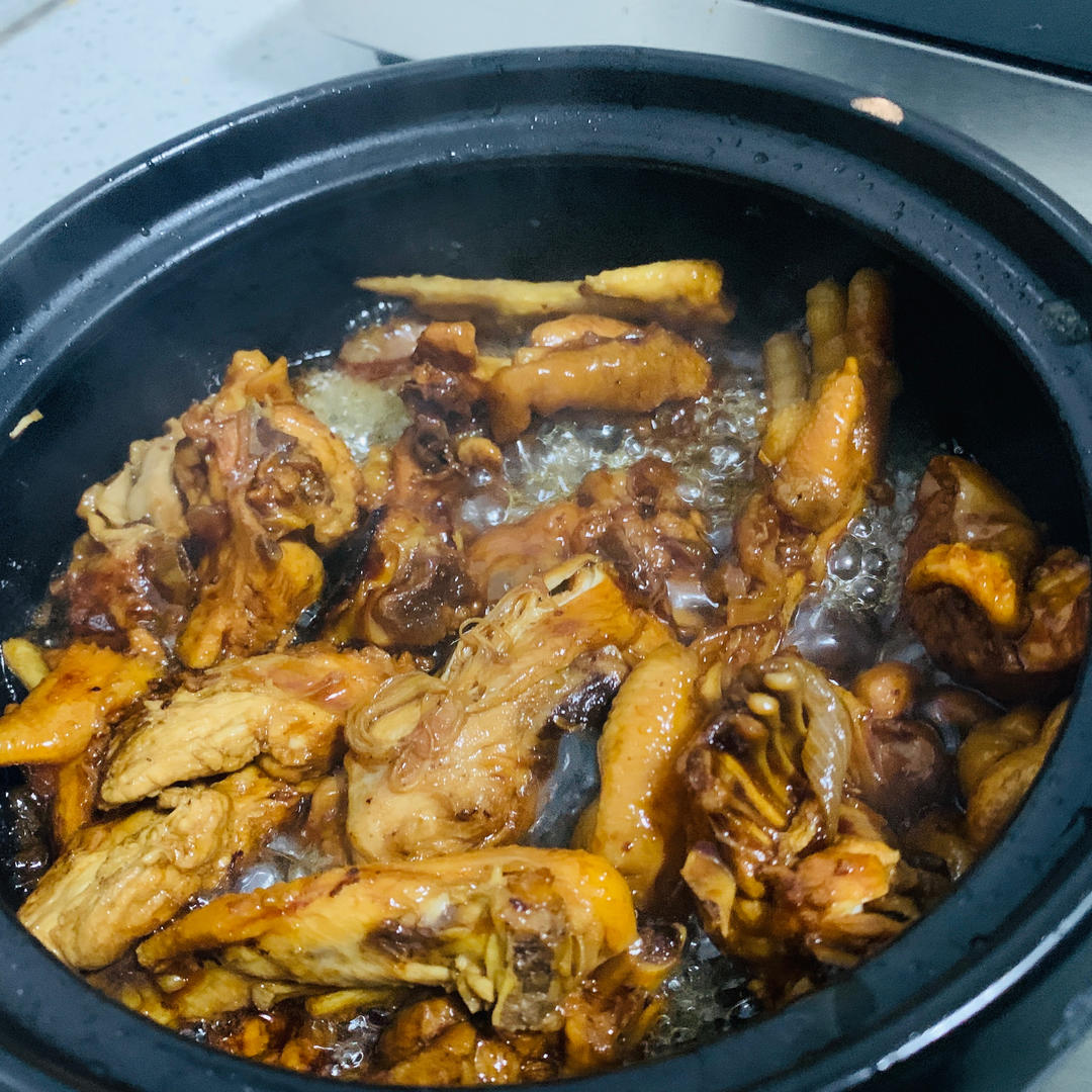 跟风做的，绝了绝了，这个葱烧鸡香S了