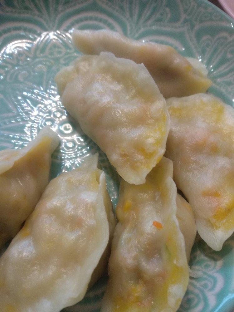 素馅烫面大蒸饺