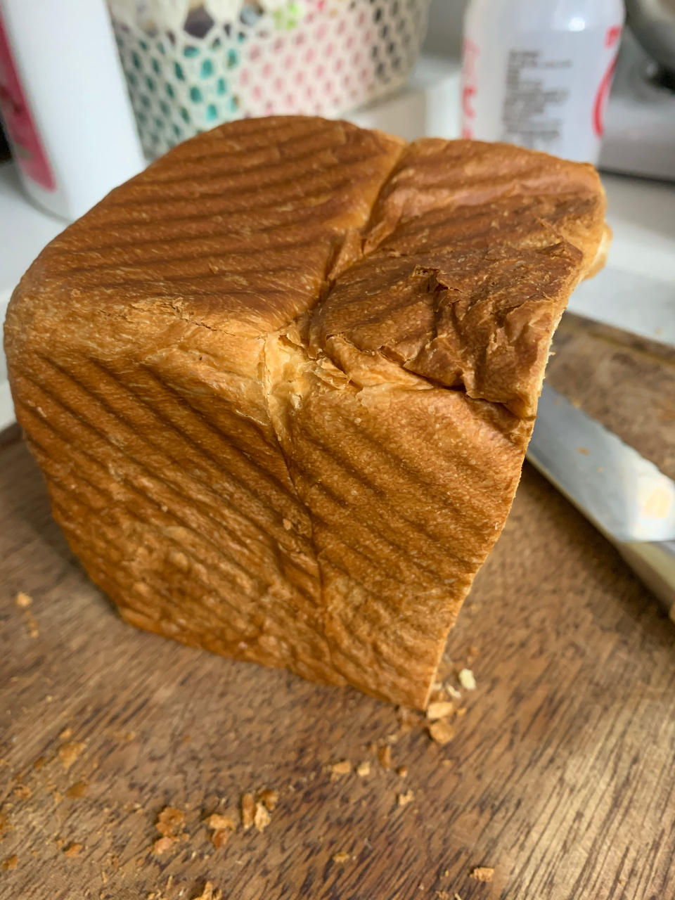 🍞消耗淡奶油吐司｜无黄油｜软绵绵｜奶香浓郁