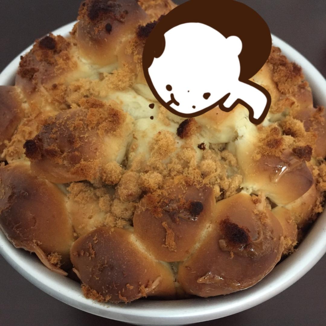 肉松手撕面包—超软会爆浆的面包哟