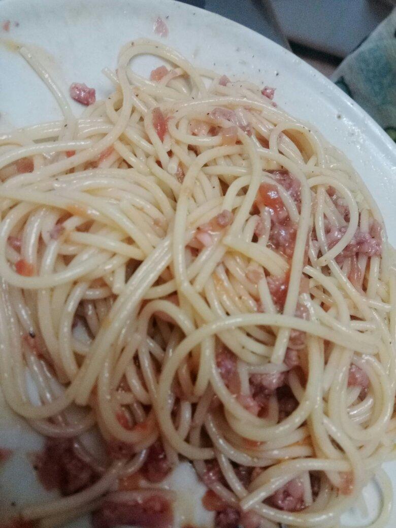 番茄肉酱意大利面