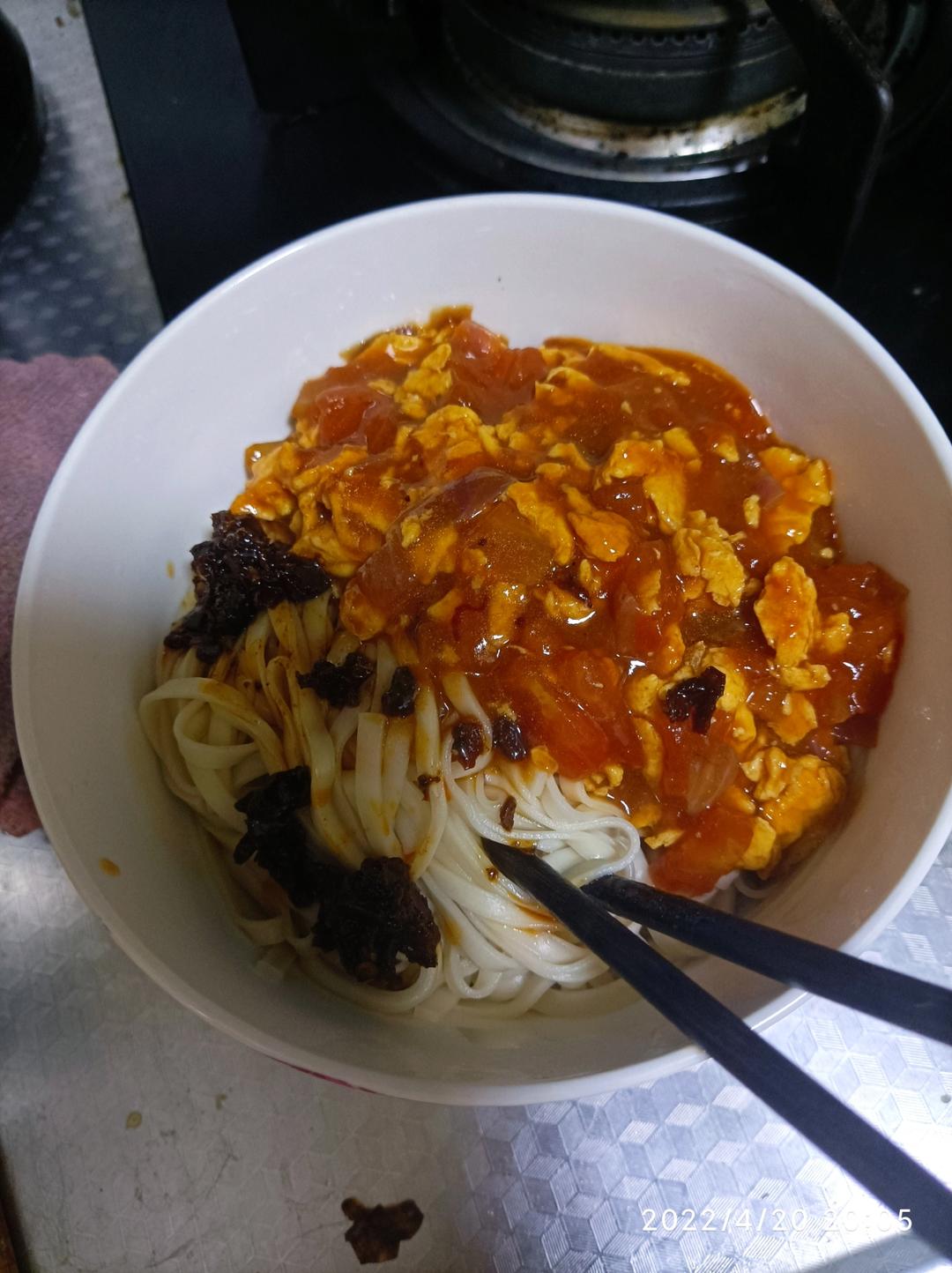 西红柿鸡蛋打卤面