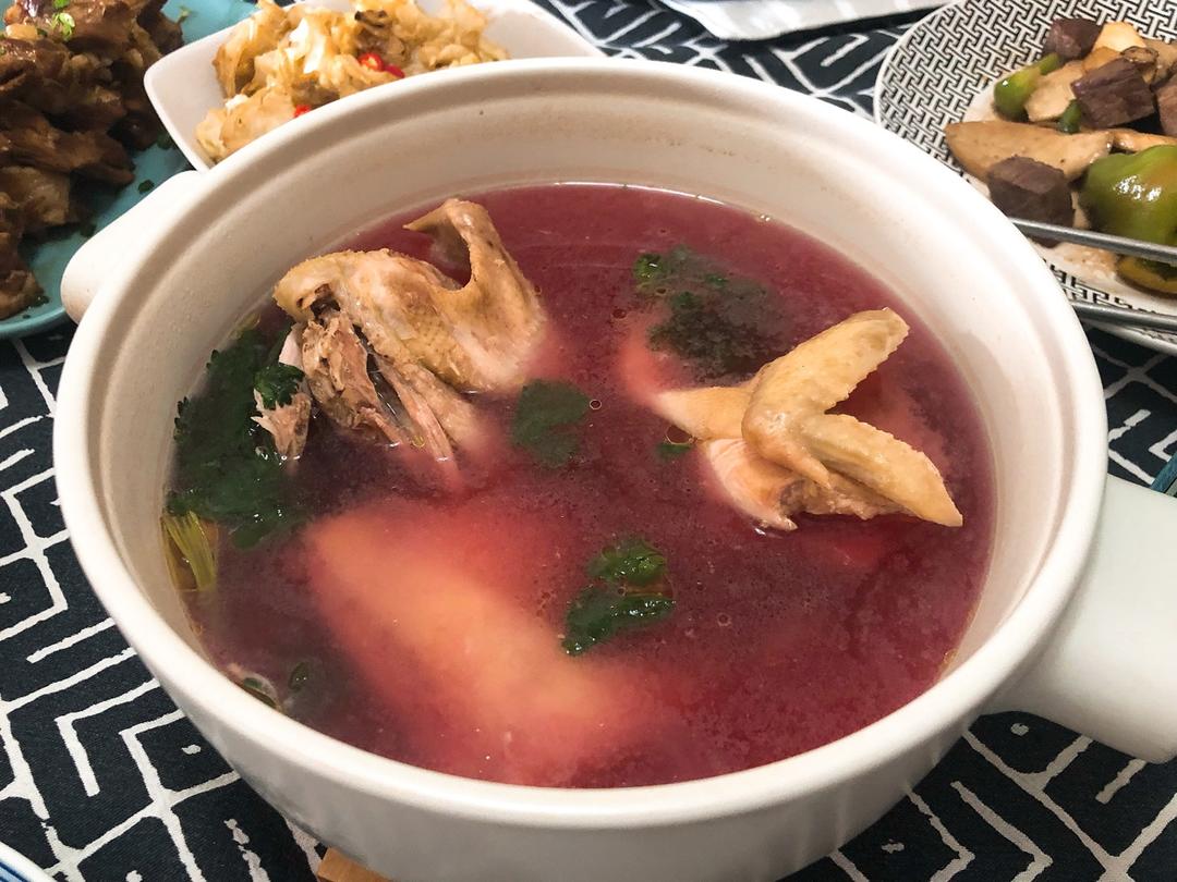 红菇鸡汤