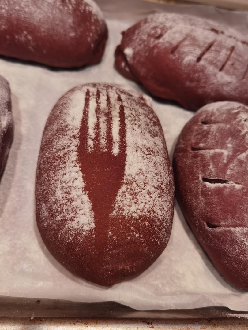 可可麻薯软欧包😍有颜又有料