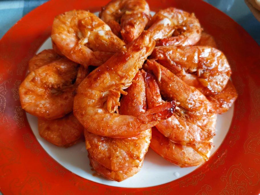 电饼铛烤鲜虾