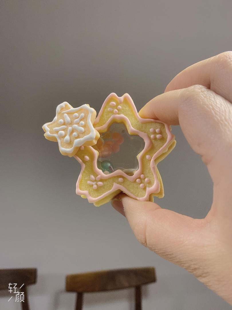 樱花糖霜摇摇乐饼干 玻璃糖饼干