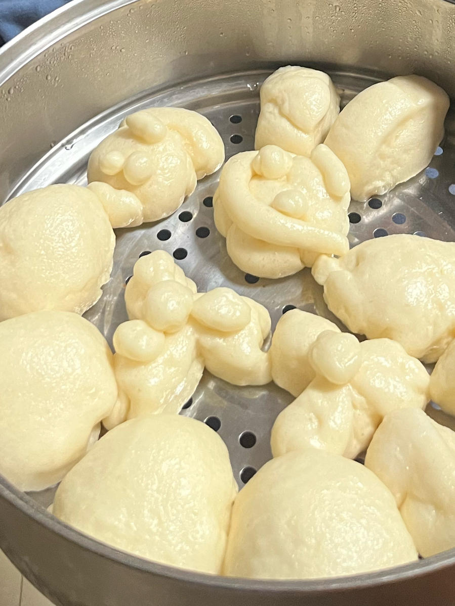 失败了n多次终于成功的一次发酵baby肌馒头（厨师机版本）