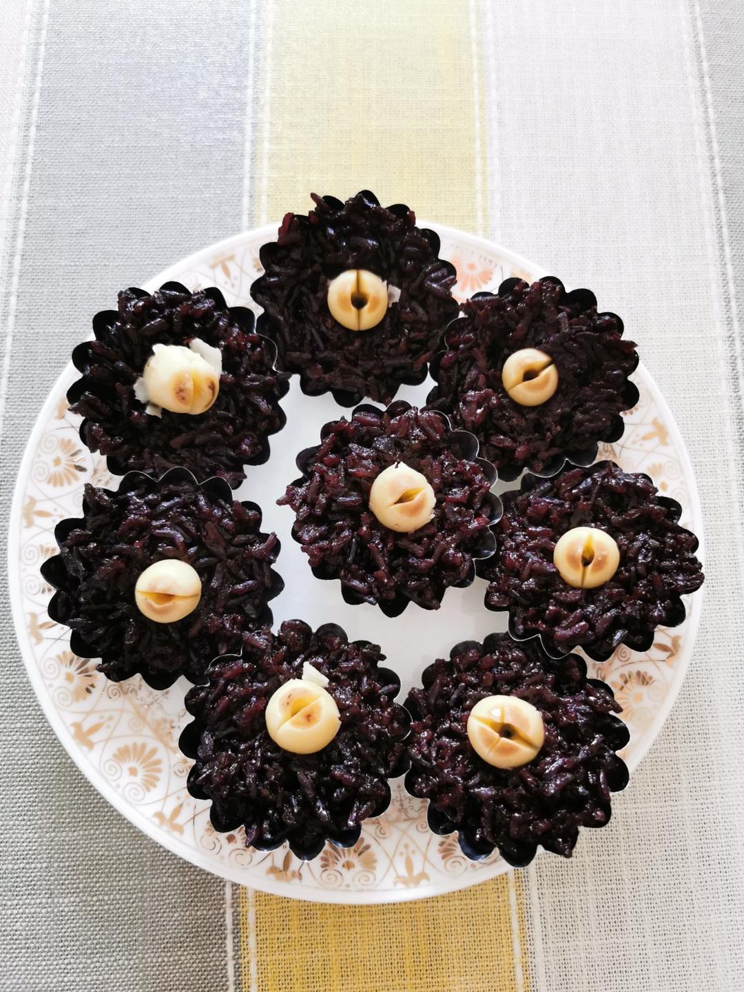 粤式点心紫米糕