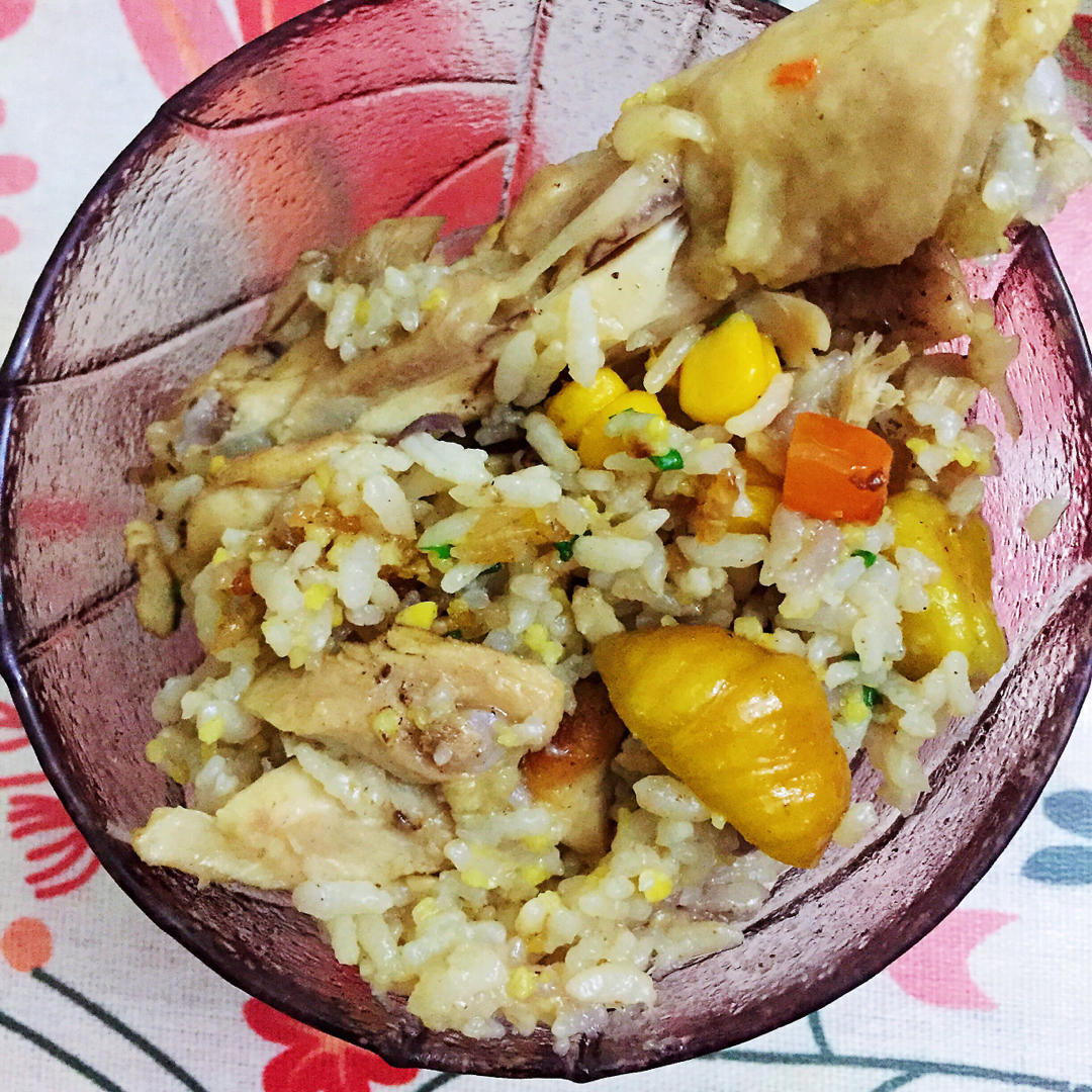 板栗鸡腿饭（电饭煲版）