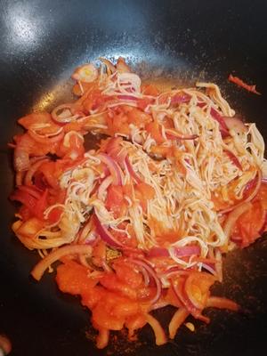 金针菇番茄日本豆腐的做法 步骤7