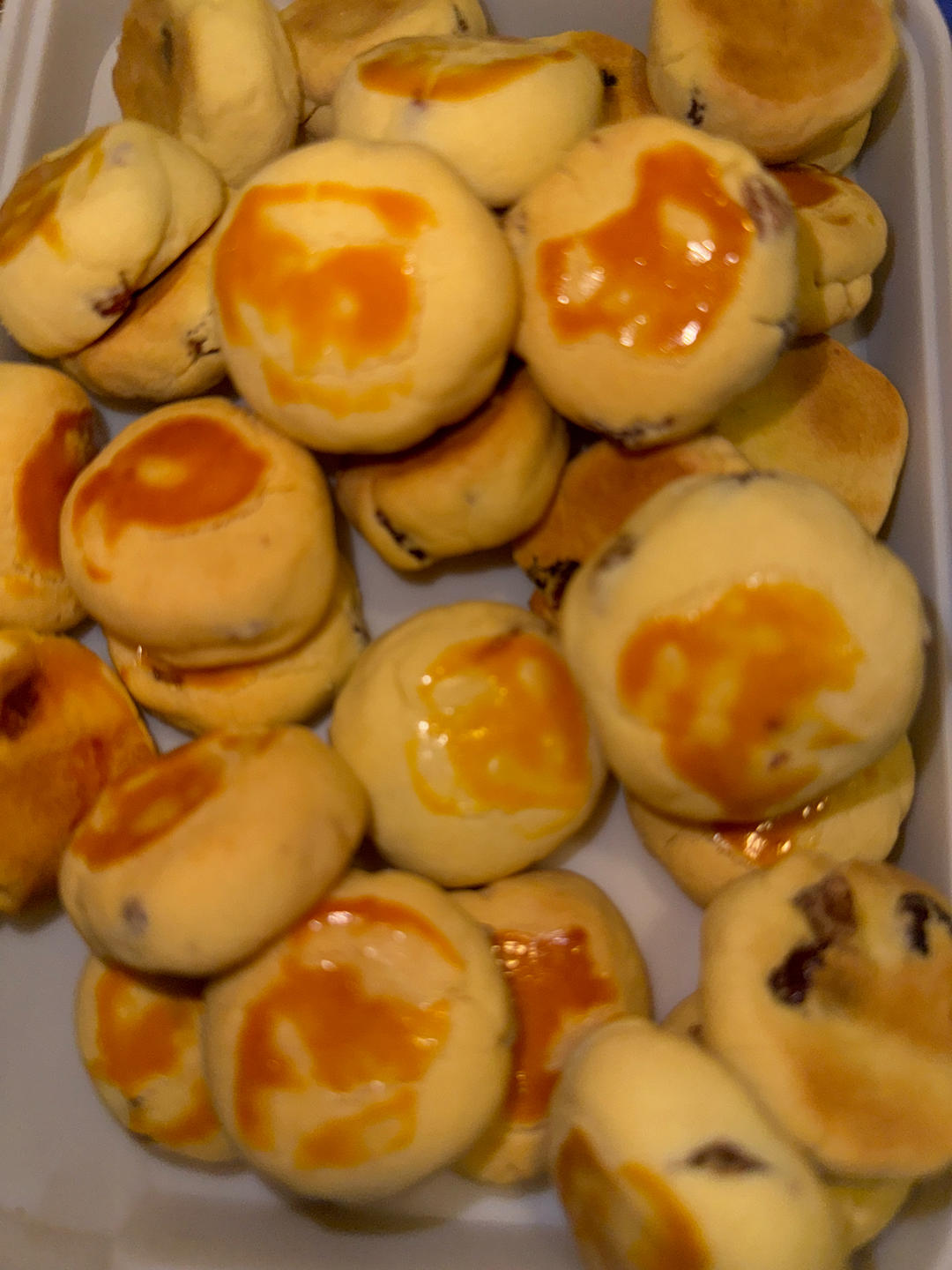 奶香浓郁❗️零失败✅酥到掉渣的提子奶酥