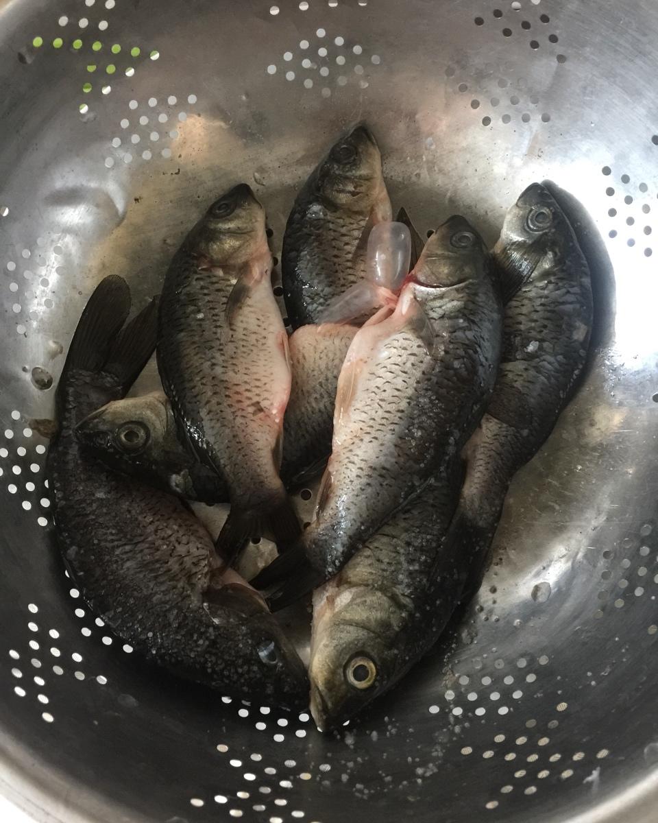 超酥脆的油炸小鲫鱼