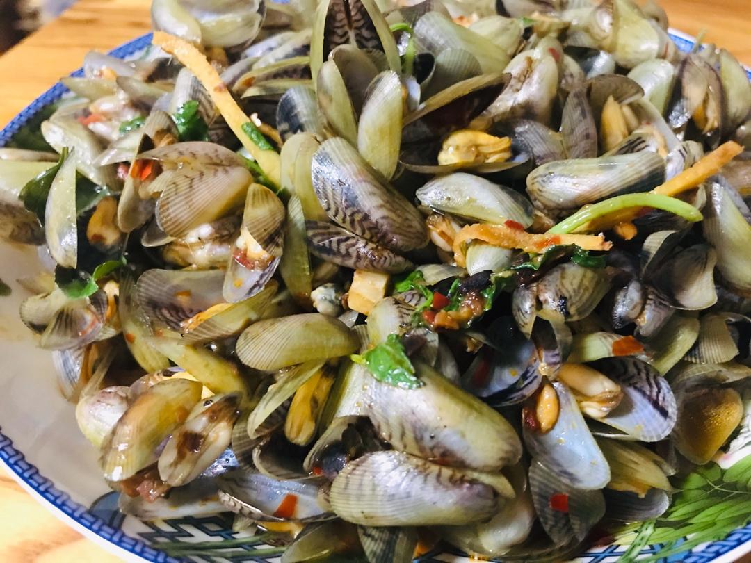 炒薄壳（海瓜子）