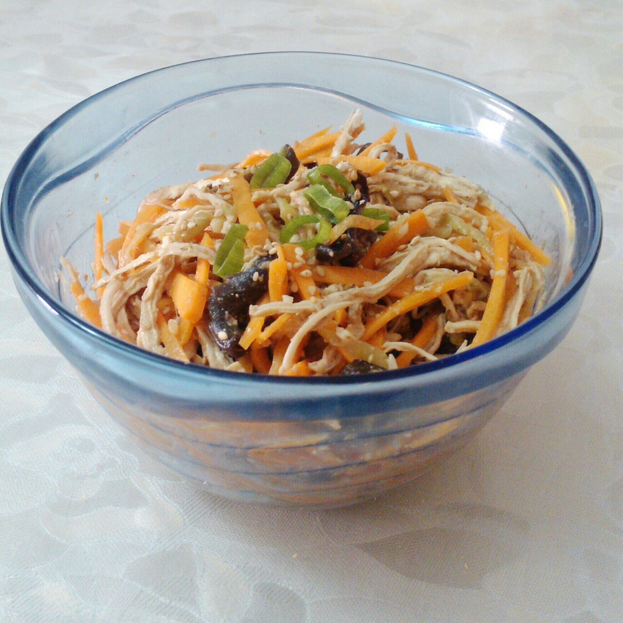 减脂健身｜凉拌手撕鸡丝（香辣&麻油版）