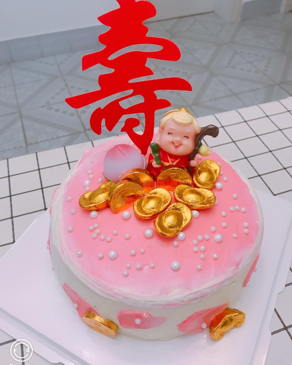 中国风祝寿蛋糕