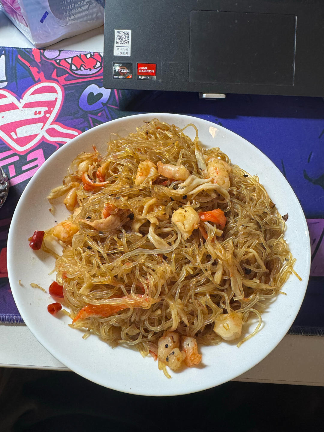 粉丝虾仁煲