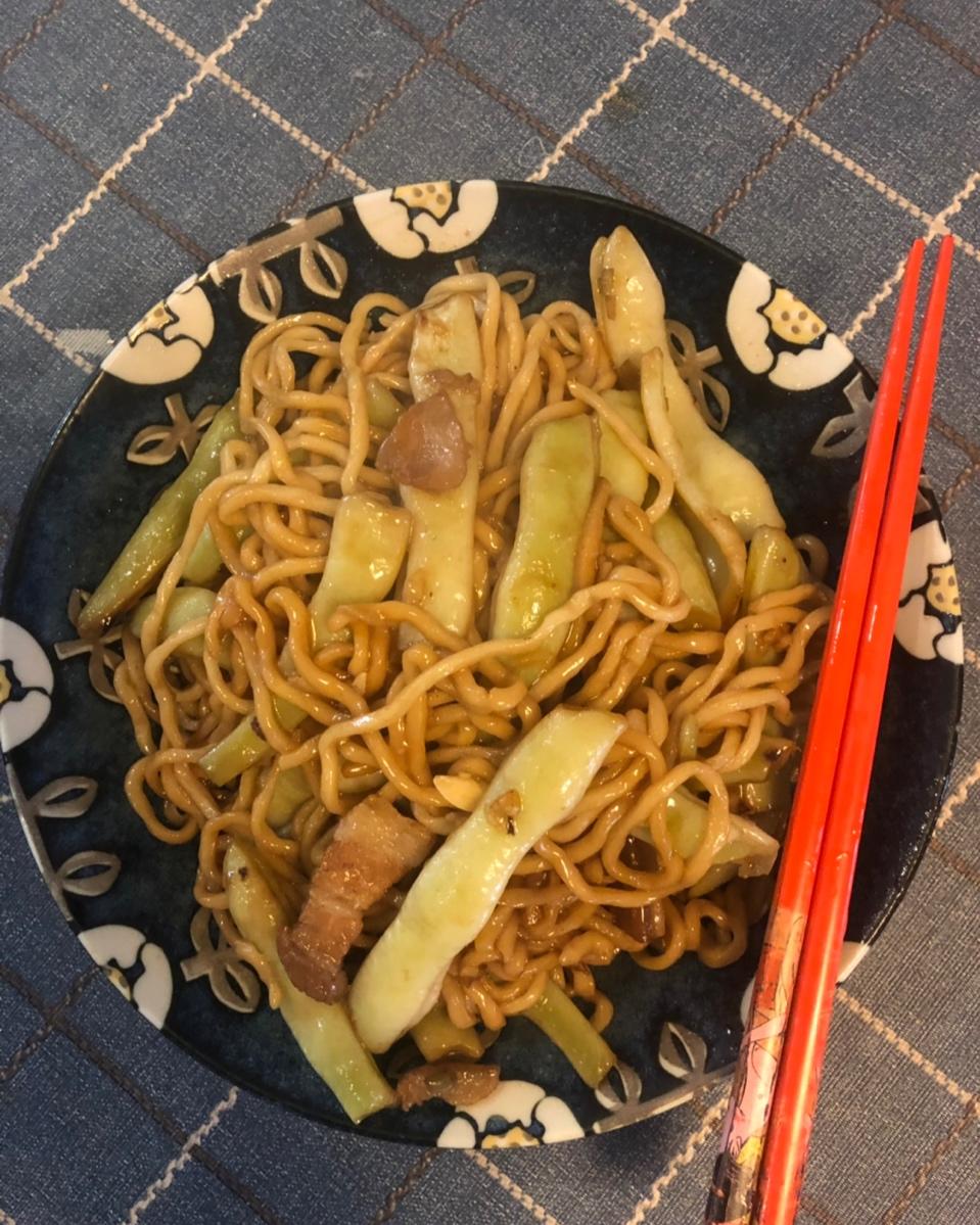 豆角焖个面