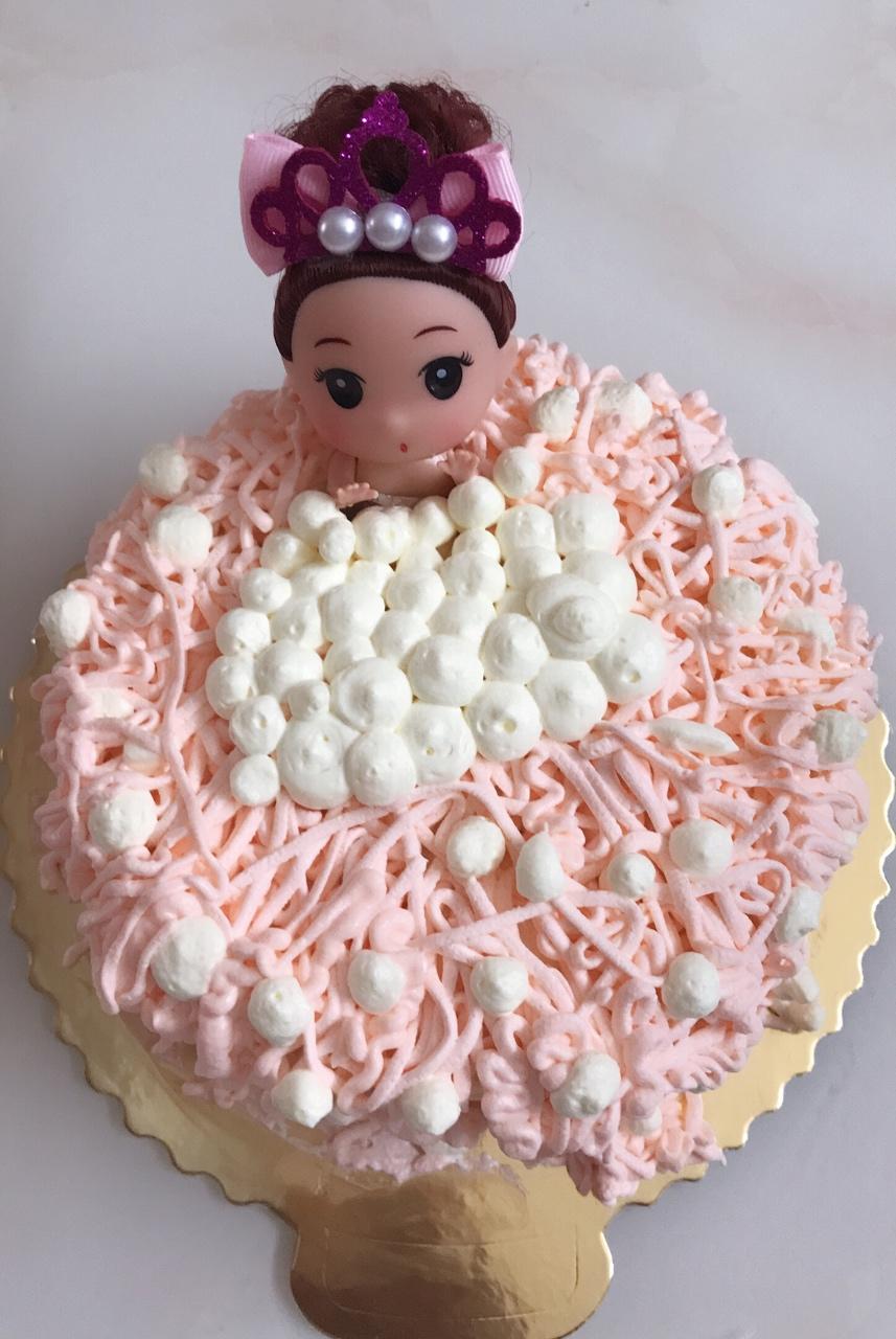 详细步骤制作泡泡浴娃娃蛋糕