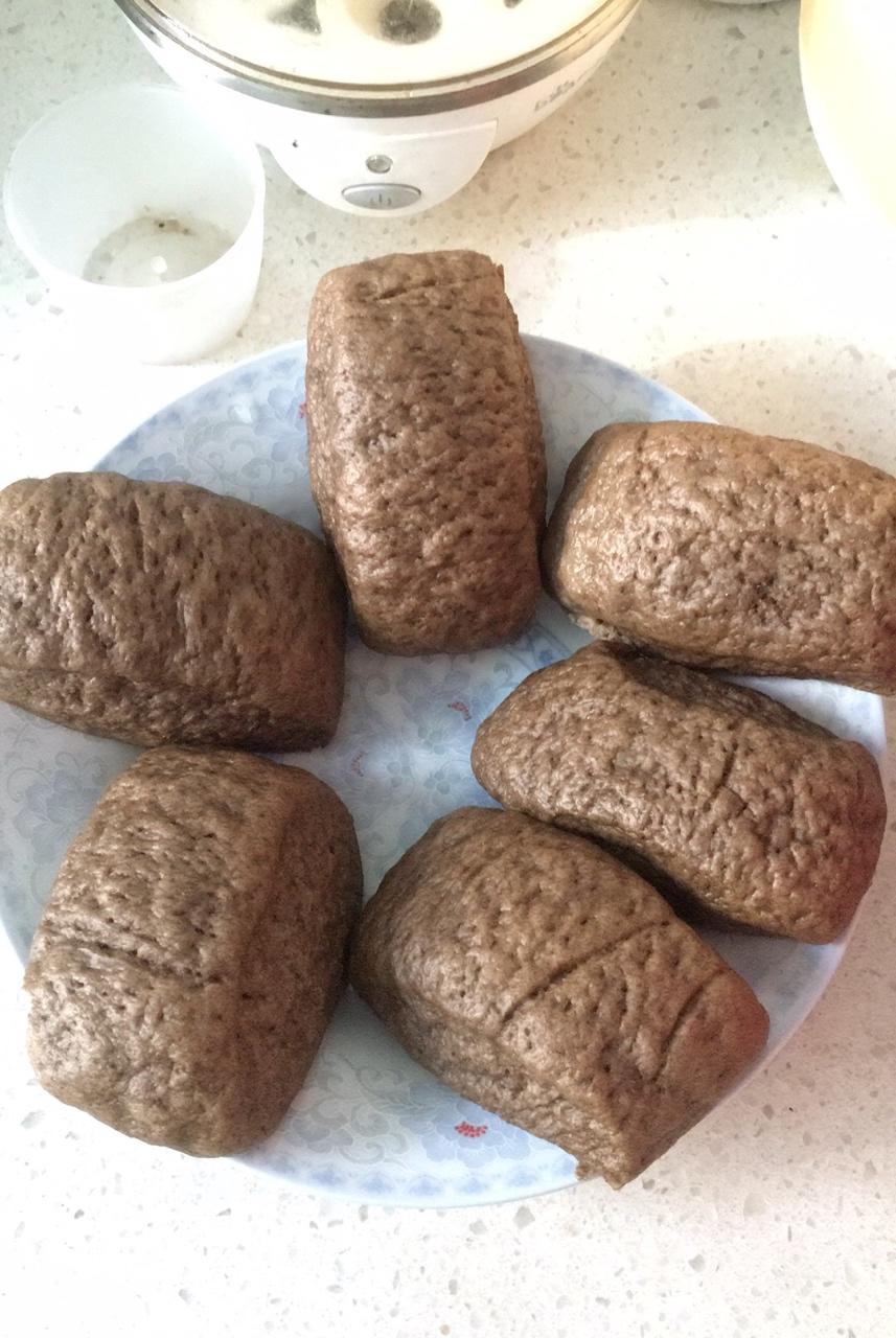 无糖荞麦馒头