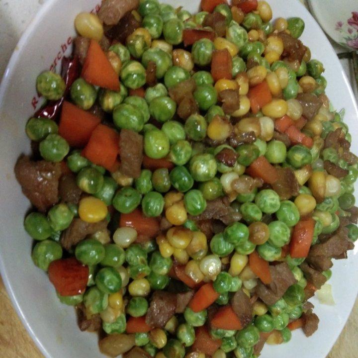 小朋友超爱的金玉满堂-豌豆炒玉米