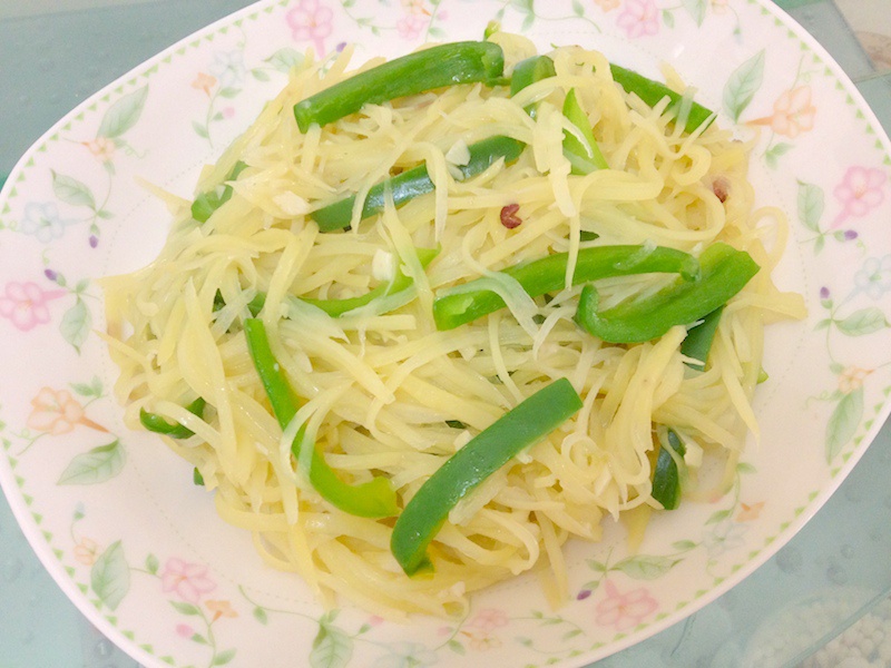 青椒土豆丝