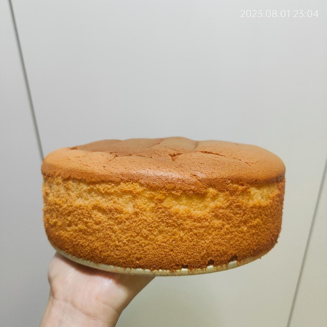 8寸戚风蛋糕（完美不开裂）